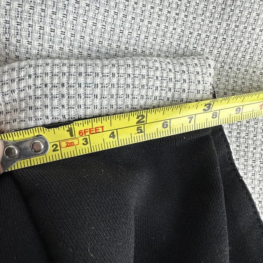 j crew travel black white Textured tuxedo Mini Shorts Size 2